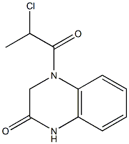 4-(2-CHLOROPROPANOYL)-3,4-DIHYDROQUINOXALIN-2(1H)-ONE Struktur