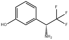 3-((1R)-1-AMINO-2,2,2-TRIFLUOROETHYL)PHENOL Struktur