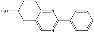 6-AMINO-5,6,7,8-TETRAHYDRO-2-PHENYLQUINAZOLINE Struktur