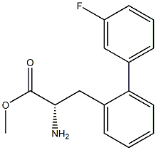 METHYL (2S)-2-AMINO-3-[2-(3-FLUOROPHENYL)PHENYL]PROPANOATE Struktur