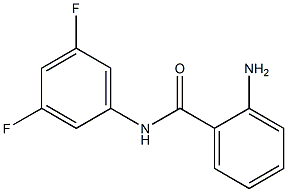 2-AMINO-N-(3,5-DIFLUOROPHENYL)BENZAMIDE Struktur