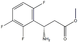 METHYL (3S)-3-AMINO-3-(2,3,6-TRIFLUOROPHENYL)PROPANOATE Struktur