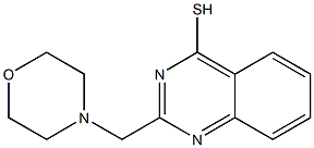 2-(MORPHOLIN-4-YLMETHYL)QUINAZOLINE-4-THIOL Struktur