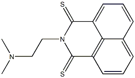 2-(2-DIMETHYLAMINO-ETHYL)-BENZO[DE]ISOQUINOLINE-1,3-DITHIONE Struktur