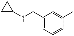 CYCLOPROPYL-(3-METHYL-BENZYL)-AMINE Struktur