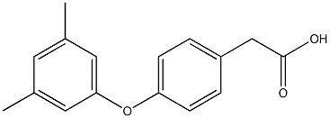 2-(4-(3,5-DIMETHYLPHENOXY)PHENYL)ACETIC ACID Struktur