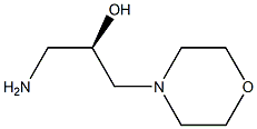 (R)-1-AMINO-3-MORPHOLINOPROPAN-2-OL Struktur