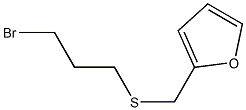 2-(3-BROMO-PROPYLSULFANYLMETHYL)-FURAN Struktur