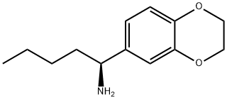 1-(2H,3H-BENZO[3,4-E]1,4-DIOXIN-6-YL)(1S)PENTYLAMINE Struktur