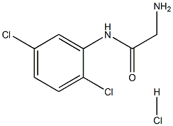 2-AMINO-N-(2,5-DICHLOROPHENYL)ACETAMIDE HYDROCHLORIDE Struktur