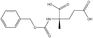 CBZ-ALPHA-METHYL-L-GLU Struktur