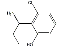 2-((1S)-1-AMINO-2-METHYLPROPYL)-3-CHLOROPHENOL Struktur