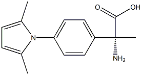 (2R)-2-AMINO-2-[4-(2,5-DIMETHYLPYRROLYL)PHENYL]PROPANOIC ACID Struktur