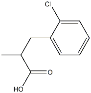 3-(2-CHLORO-PHENYL)-2-METHYL-PROPIONIC ACID Struktur