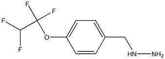 [4-(1,1,2,2-TETRAFLUORO-ETHOXY)-BENZYL]-HYDRAZINE Struktur