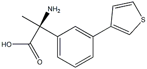 (2S)-2-AMINO-2-(3-(3-THIENYL)PHENYL)PROPANOIC ACID Struktur