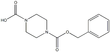 1-[(BENZYLOXY)CARBONYL]PIPERAZINE-4-CARBOXYLIC ACID Struktur