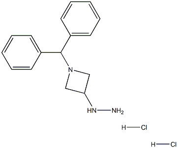 (1-BENZHYDRYL-AZETIDIN-3-YL)-HYDRAZINE DIHYDROCHLORIDE Struktur