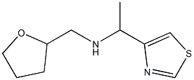 (TETRAHYDRO-FURAN-2-YLMETHYL)-(1-THIAZOL-4-YL-ETHYL)-AMINE Struktur