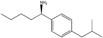 (1R)-1-[4-(2-METHYLPROPYL)PHENYL]PENTYLAMINE Struktur