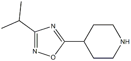 4-(3-ISOPROPYL-1,2,4-OXADIAZOL-5-YL)PIPERIDINE Struktur