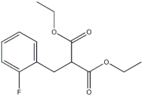 DIETHYL (2-FLUOROBENZYL)MALONATE Struktur