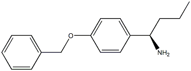 (1R)-1-[4-(PHENYLMETHOXY)PHENYL]BUTYLAMINE Struktur