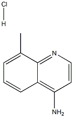 4-AMINO-8-METHYLQUINOLINE HYDROCHLORIDE Struktur