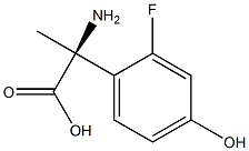 (2S)-2-AMINO-2-(2-FLUORO-4-HYDROXYPHENYL)PROPANOIC ACID Struktur