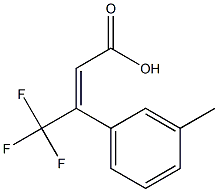 4,4,4-TRIFLUORO-3-(E)-(M-TOLYL)CROTONIC ACID Struktur