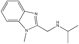 ISOPROPYL-(1-METHYL-1H-BENZOIMIDAZOL-2-YLMETHYL)-AMINE Struktur