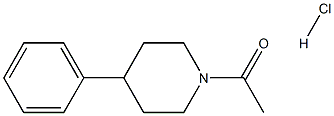 N-ACETYL-4-PHENYLPIPERIDINE HYDROCHLORIDE Struktur