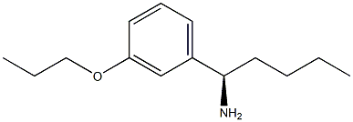 (1R)-1-(3-PROPOXYPHENYL)PENTYLAMINE Struktur