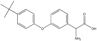 AMINO-[3-(4-TERT-BUTYL-PHENOXY)-PHENYL]-ACETIC ACID Struktur