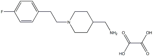 (1-[2-(4-FLUOROPHENYL)ETHYL]PIPERIDIN-4-YL)METHYLAMINE OXALATE Struktur