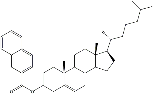 CHOLESTERYL 2-NAPHTHOATE Struktur