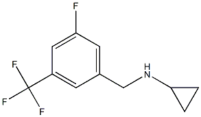 (1R)CYCLOPROPYL[5-FLUORO-3-(TRIFLUOROMETHYL)PHENYL]METHYLAMINE Struktur