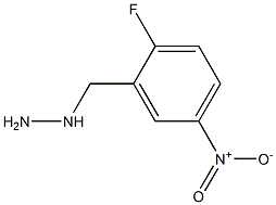 2-FLUORO-5-NITRO-BENZYL-HYDRAZINE Struktur