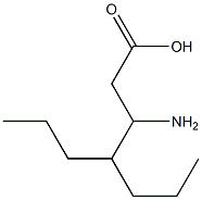 3-AMINO-4-PROPYL-HEPTANOIC ACID Struktur