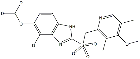 OMEPRAZOLE SULFONE-D3 Struktur