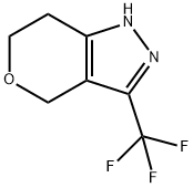 1,4,6,7-TETRAHYDRO-3-(TRIFLUOROMETHYL)PYRANO-[4,3-C]-PYRAZOLE Struktur