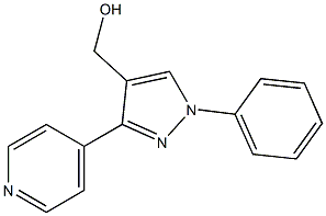 (1-PHENYL-3-(PYRIDIN-4-YL)-1H-PYRAZOL-4-YL)METHANOL Struktur