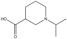 1-ISOPROPYLPIPERIDINE-3-CARBOXYLIC ACID Struktur