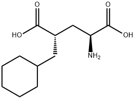 (2S,4S)-2-AMINO-4-CYCLOHEXYLMETHYL-PENTANEDIOIC ACID Struktur