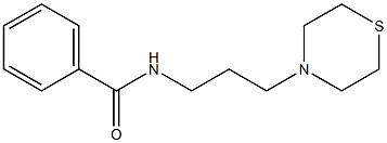 4-(N-BENZOYL)-3-AMINOPROPYLTHIOMORPHOLINE Struktur