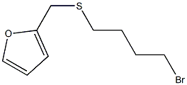 2-(4-BROMO-BUTYLSULFANYLMETHYL)-FURAN Struktur