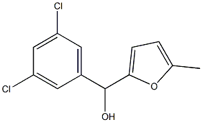 3,5-DICHLOROPHENYL-(5-METHYL-2-FURYL)METHANOL Struktur