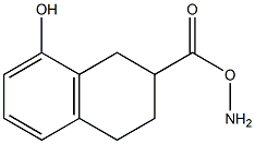 2-AMINO-8-HYDROXY-1,2,3,4-TETRAHYDRO-NAPHTHALENE-2-CARBOXYLIC ACID Struktur