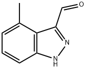 4-METHYL-3-(1H)INDAZOLE CARBOXALDEHYDE Struktur