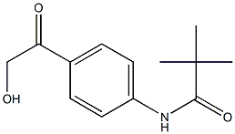 N-(4-GLYCOLOYLPHENYL)-2,2-DIMETHYLPROPANAMIDE Struktur